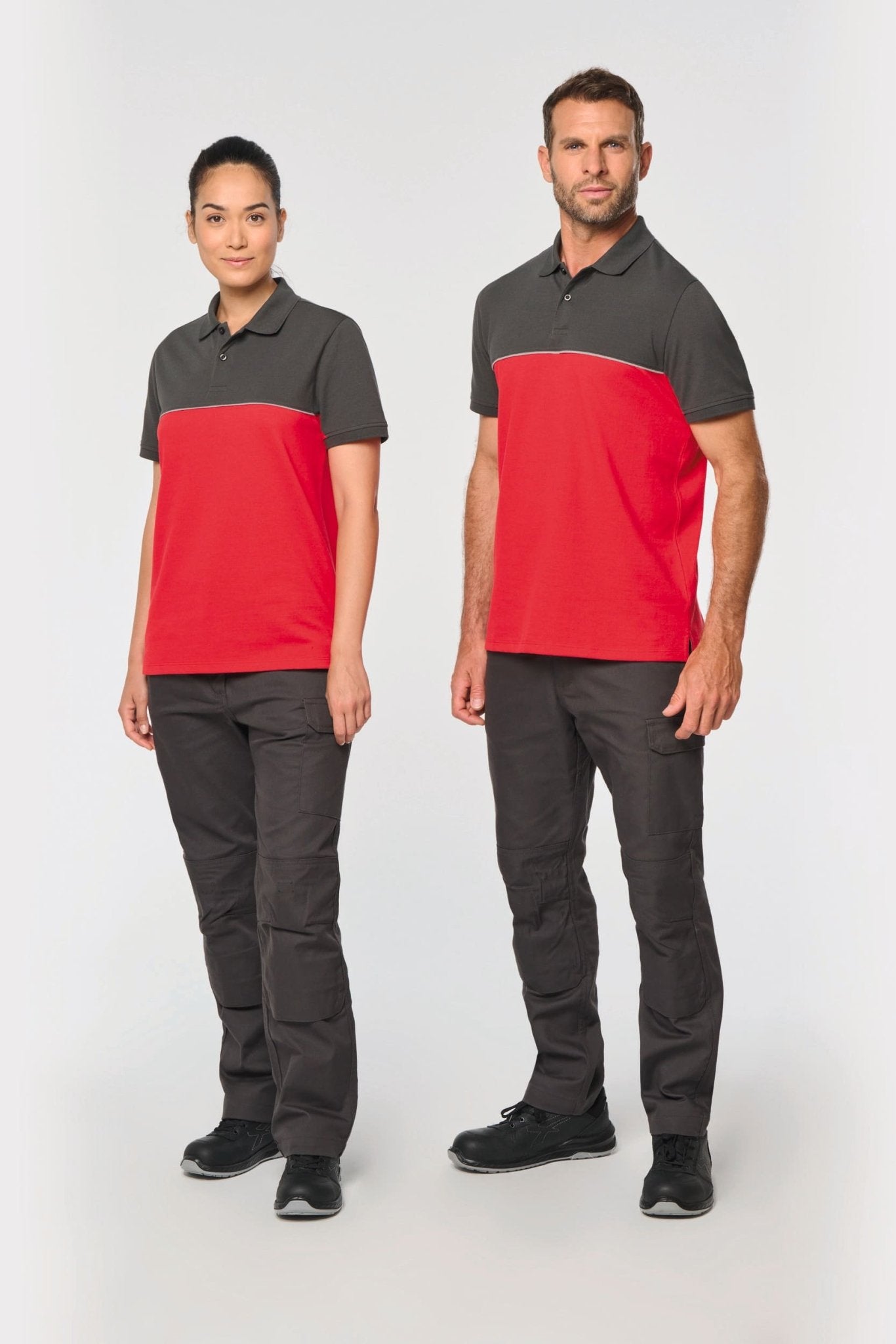Polo bicolore mistocotone 220 gr WK210 - Westrose SRL - Abbigliamento da Lavoro Personalizzato