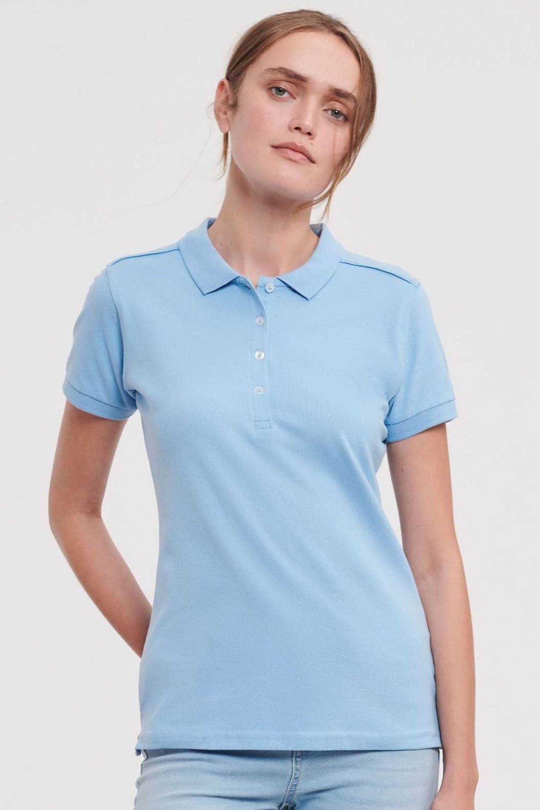 Polo donna cotone elasticizzato Stretch 210 gr - Westrose SRL - Abbigliamento da Lavoro Personalizzato
