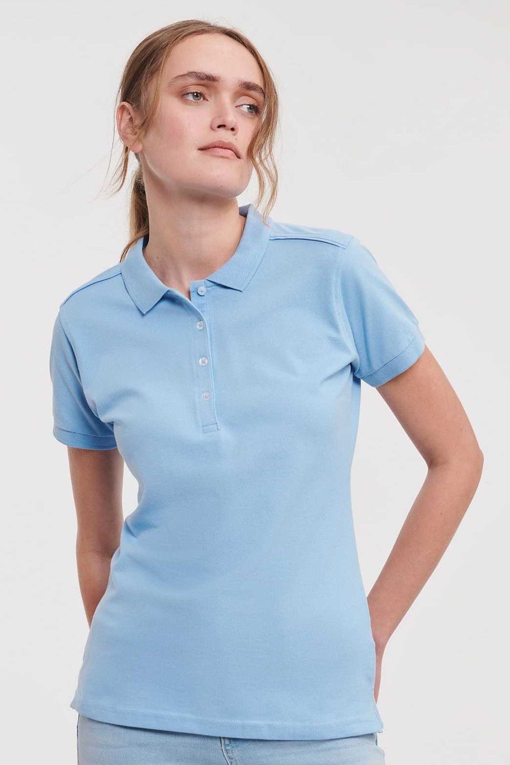 Polo donna cotone elasticizzato Stretch 210 gr - Westrose SRL - Abbigliamento da Lavoro Personalizzato