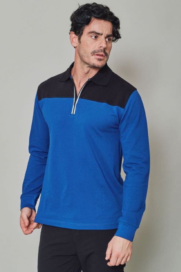 Polo in cotone maniche lunghe JRC Lubiana 200 gr - Westrose SRL - Abbigliamento da Lavoro Personalizzato