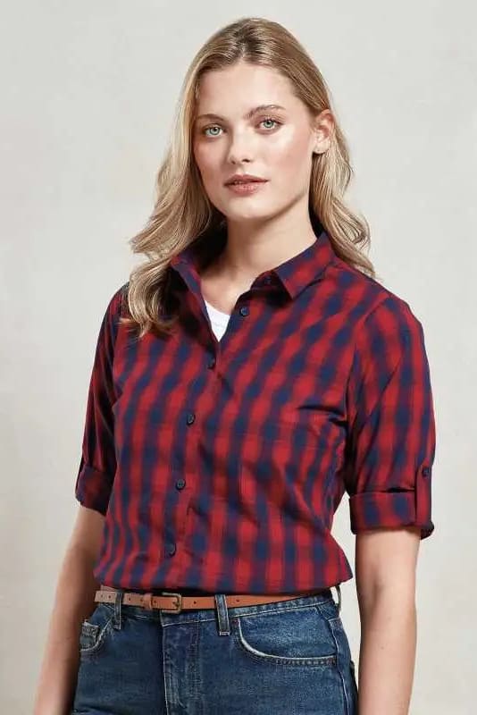 Camicia donna in cotone Premier Mulligan PR350