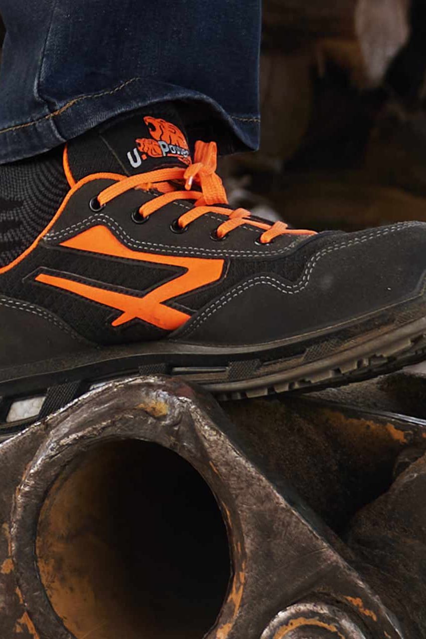 Scarpa antinfortunistica U - Power Orange S1PS FO SR - Westrose SRL - Abbigliamento da Lavoro Personalizzato