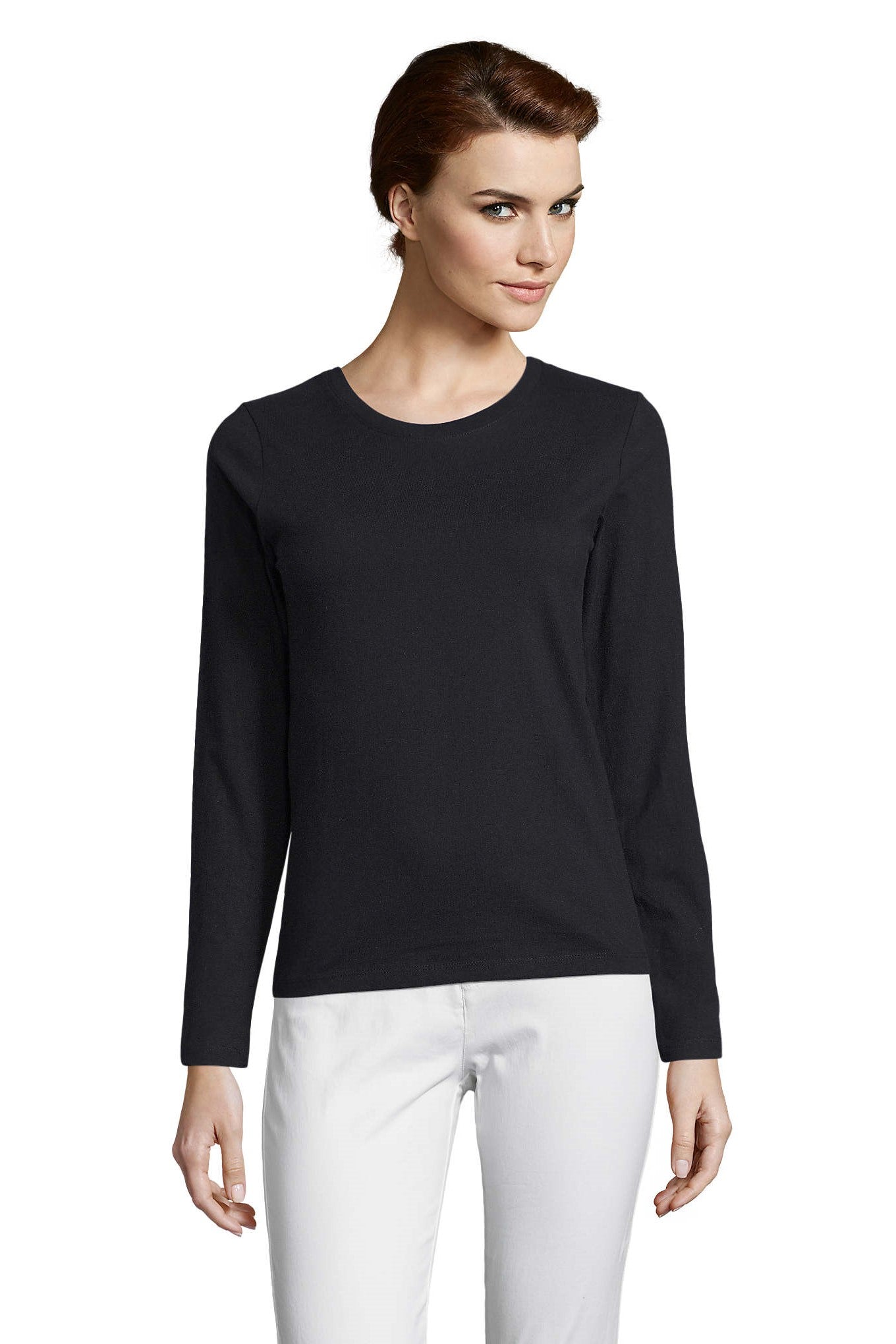 T-shirt donna cotone girocollo Imperial LSL 190 gr - Westrose SRL - Abbigliamento da Lavoro Personalizzato