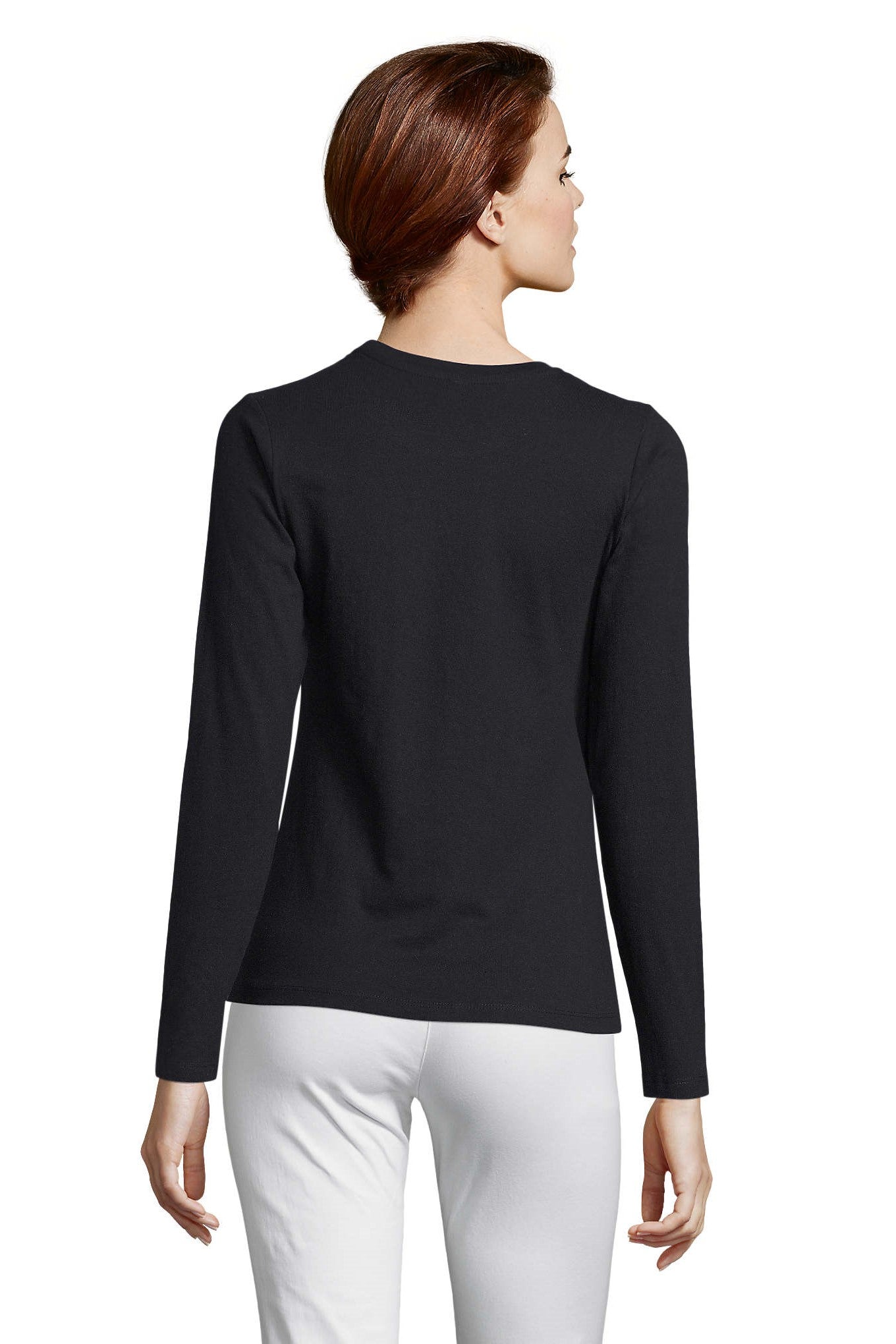 T-shirt donna cotone girocollo Imperial LSL 190 gr - Westrose SRL - Abbigliamento da Lavoro Personalizzato