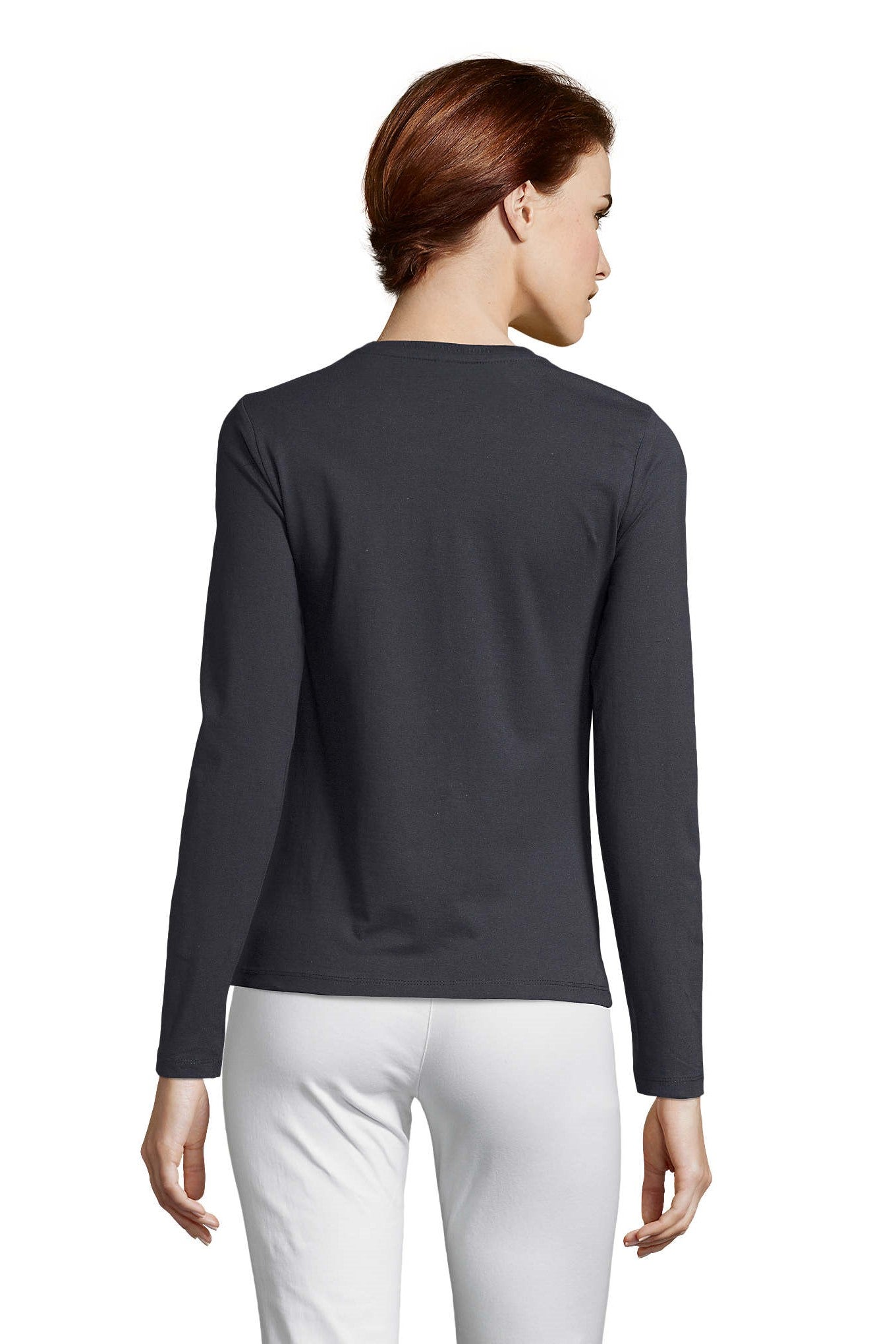 T-shirt donna cotone girocollo Imperial LSL 190 gr - Westrose SRL - Abbigliamento da Lavoro Personalizzato