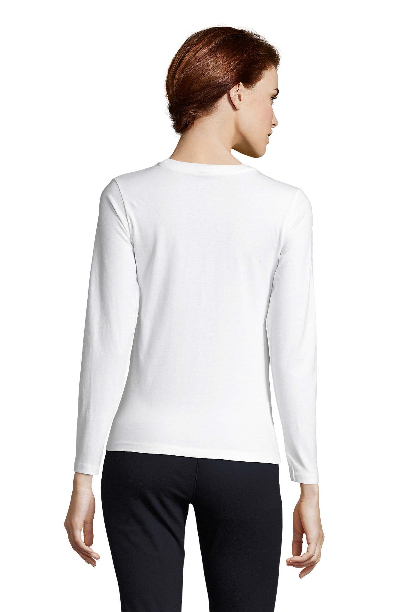 T-shirt donna cotone girocollo Imperial LSL 190 gr - Westrose SRL - Abbigliamento da Lavoro Personalizzato