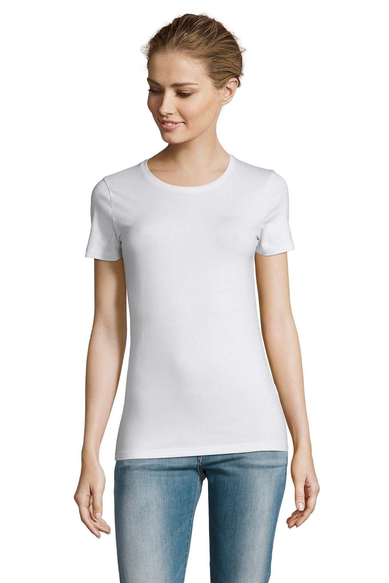 T-shirt donna cotone stretch Millenium 190 gr - Westrose SRL - Abbigliamento da Lavoro Personalizzato