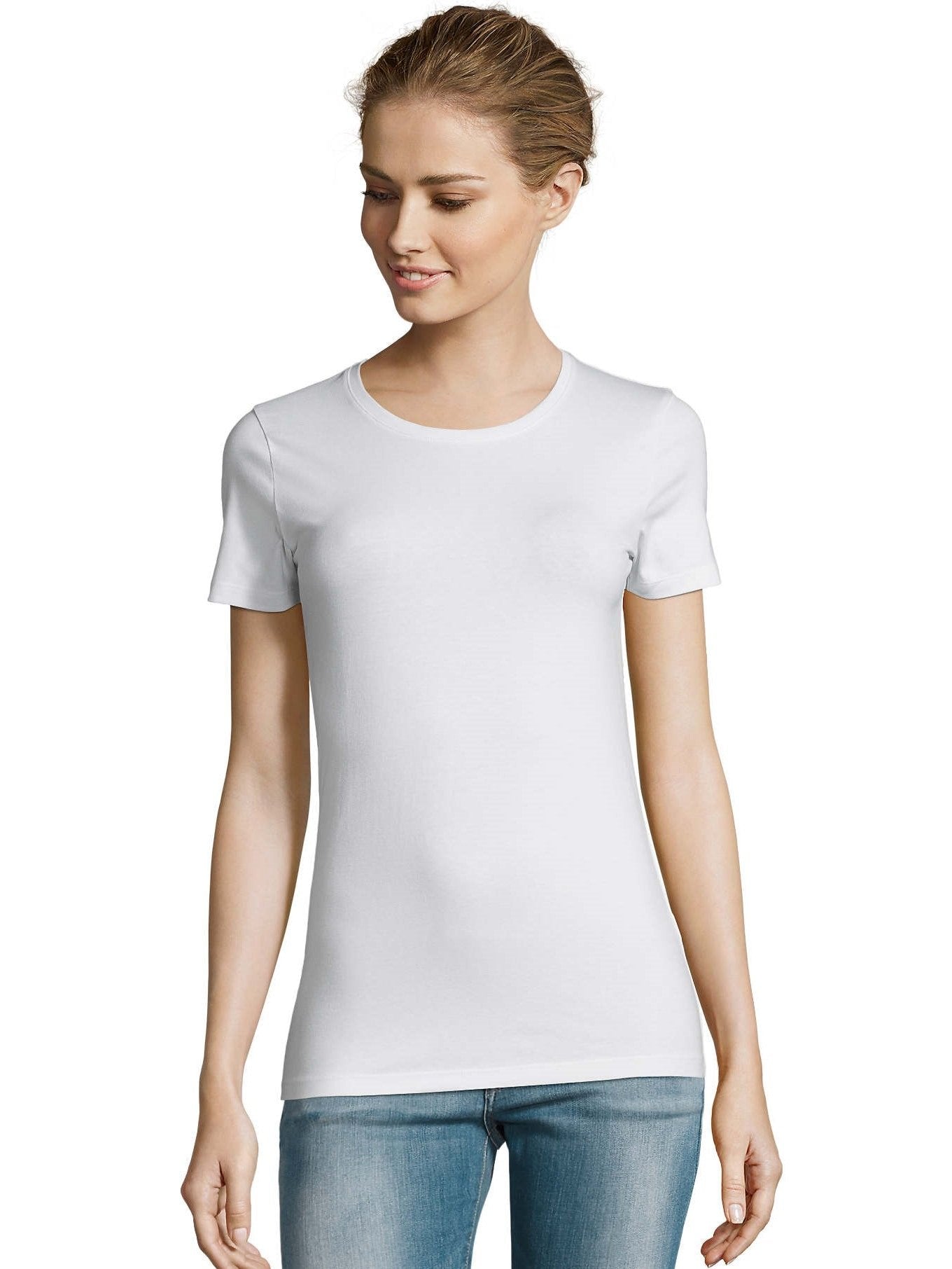 T-shirt donna cotone stretch Millenium 190 gr - Westrose SRL - Abbigliamento da Lavoro Personalizzato