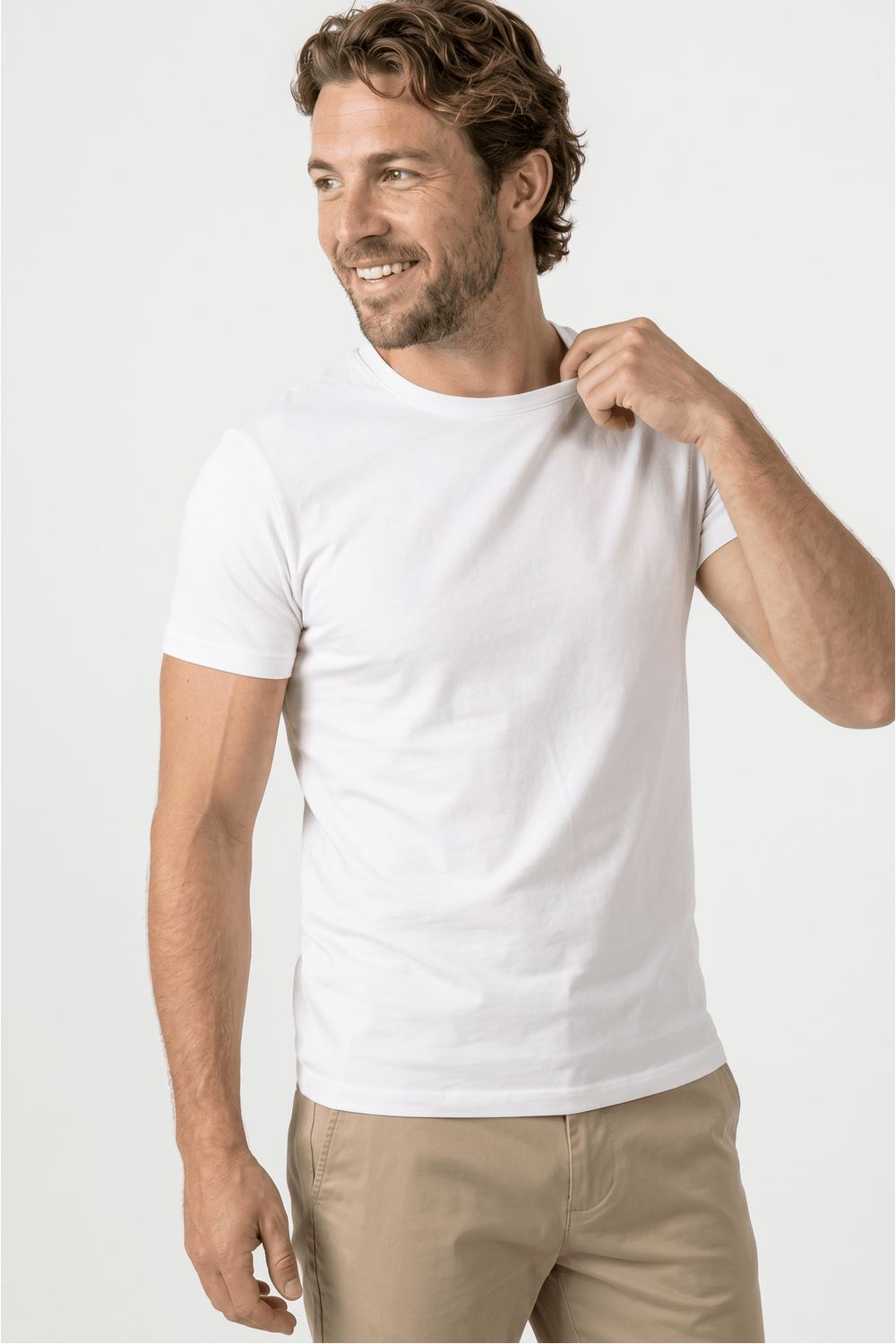 T-shirt uomo slim cotone stretch Millenium 190 gr - Westrose