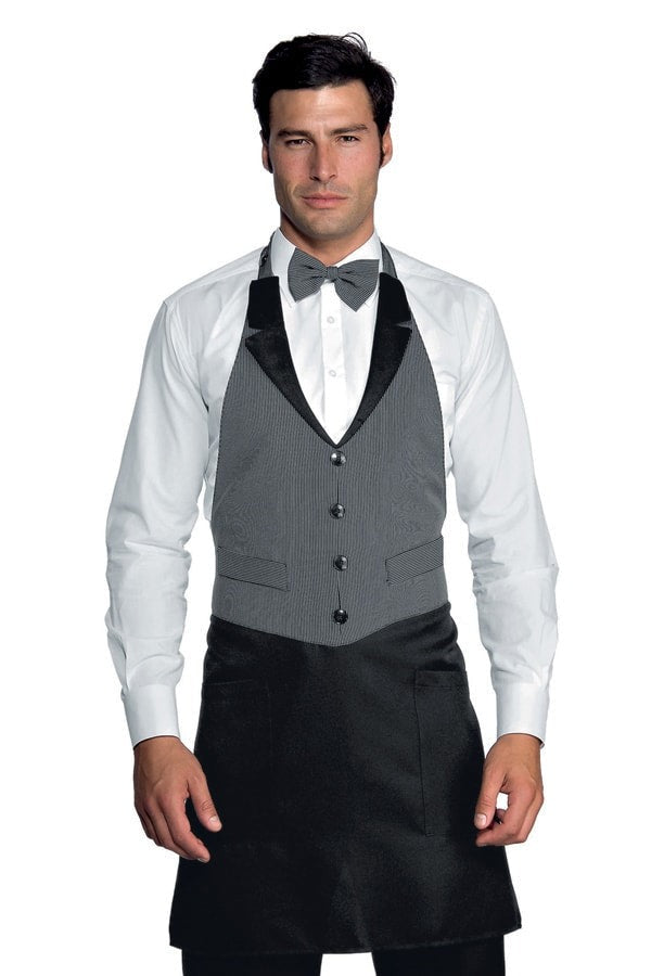 Grembiule con finto gilet Isacco Victor