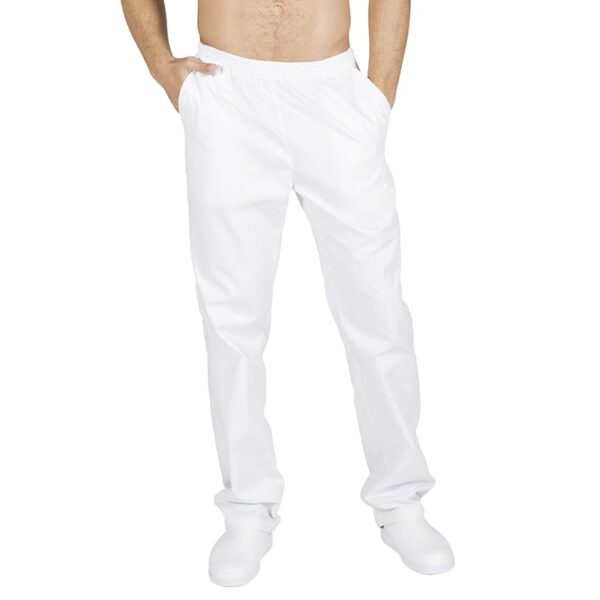 pantaloni da lavoro bianchi cotone