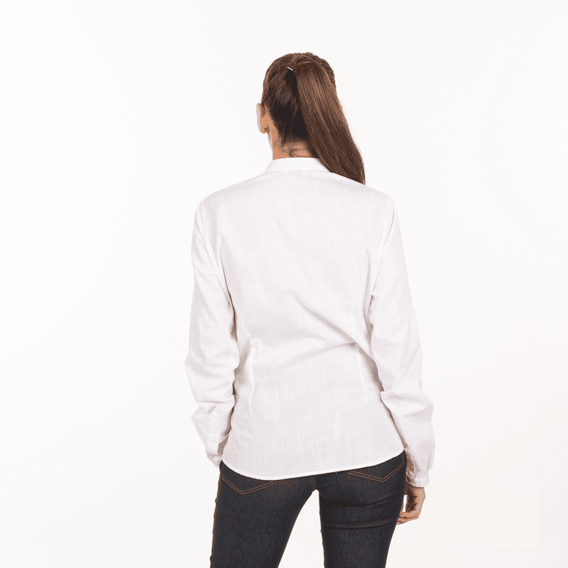 camicia lino bianca donna