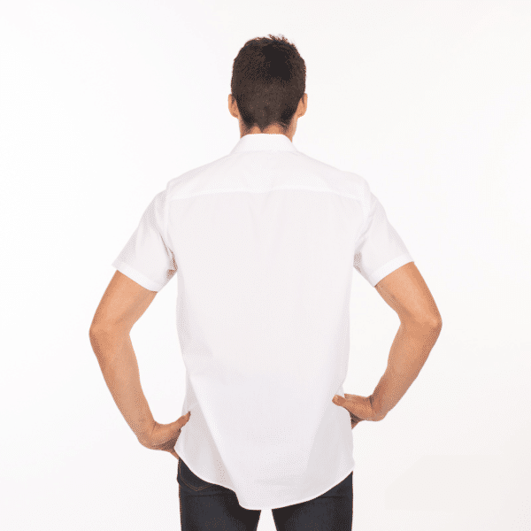 camicia-bianca-ristorante-maniche-corte-vendita-online-retro
