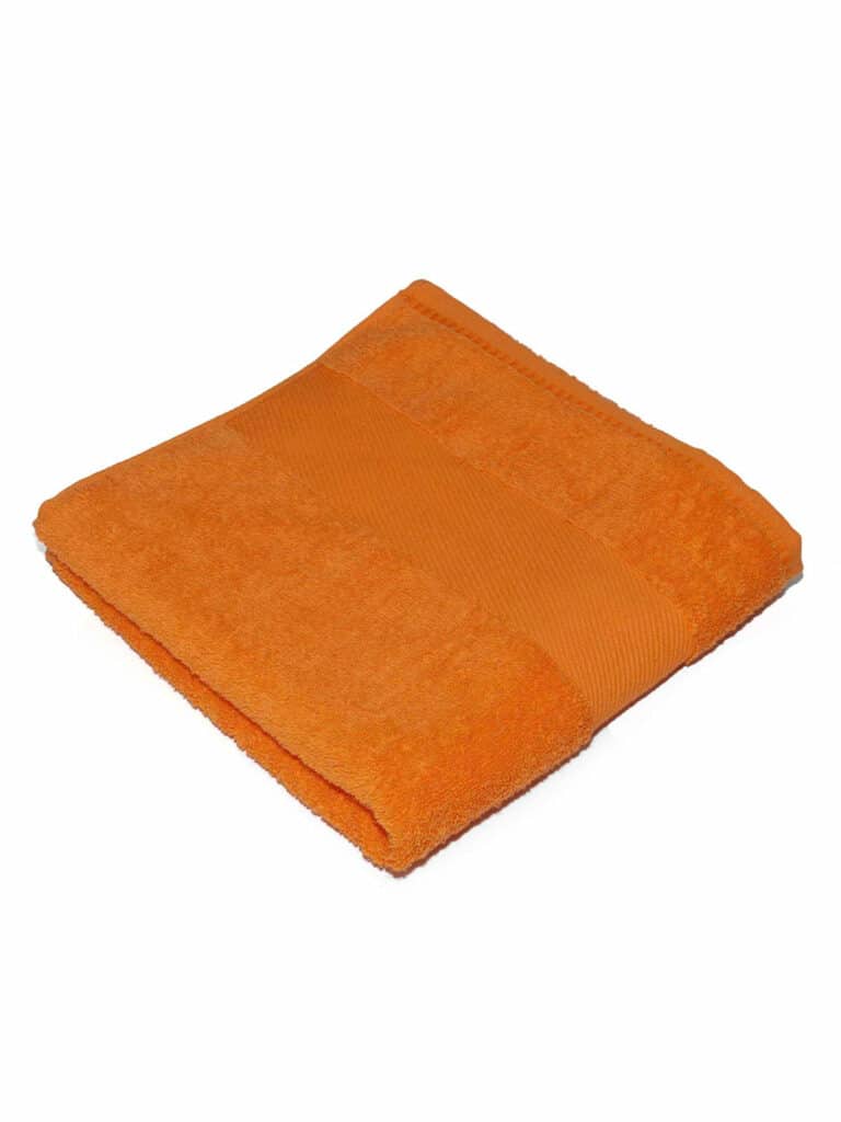 Telo arancione spugna di cotone 50x100 cm
