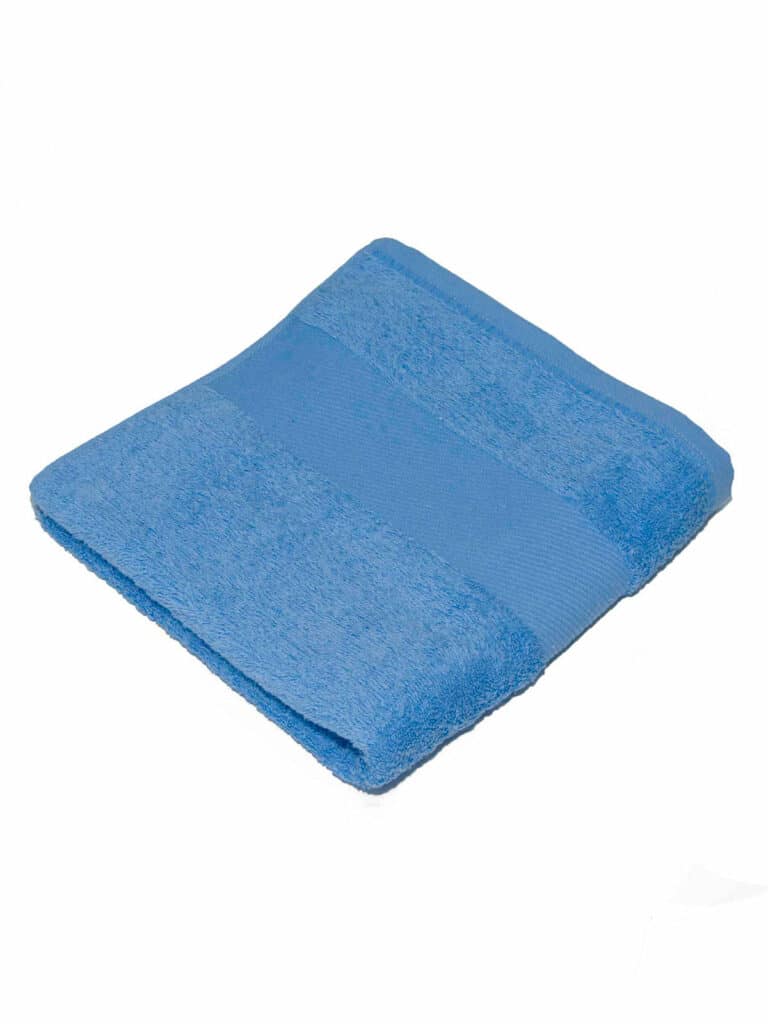 Telo azzurro spugna di cotone 50x100 cm