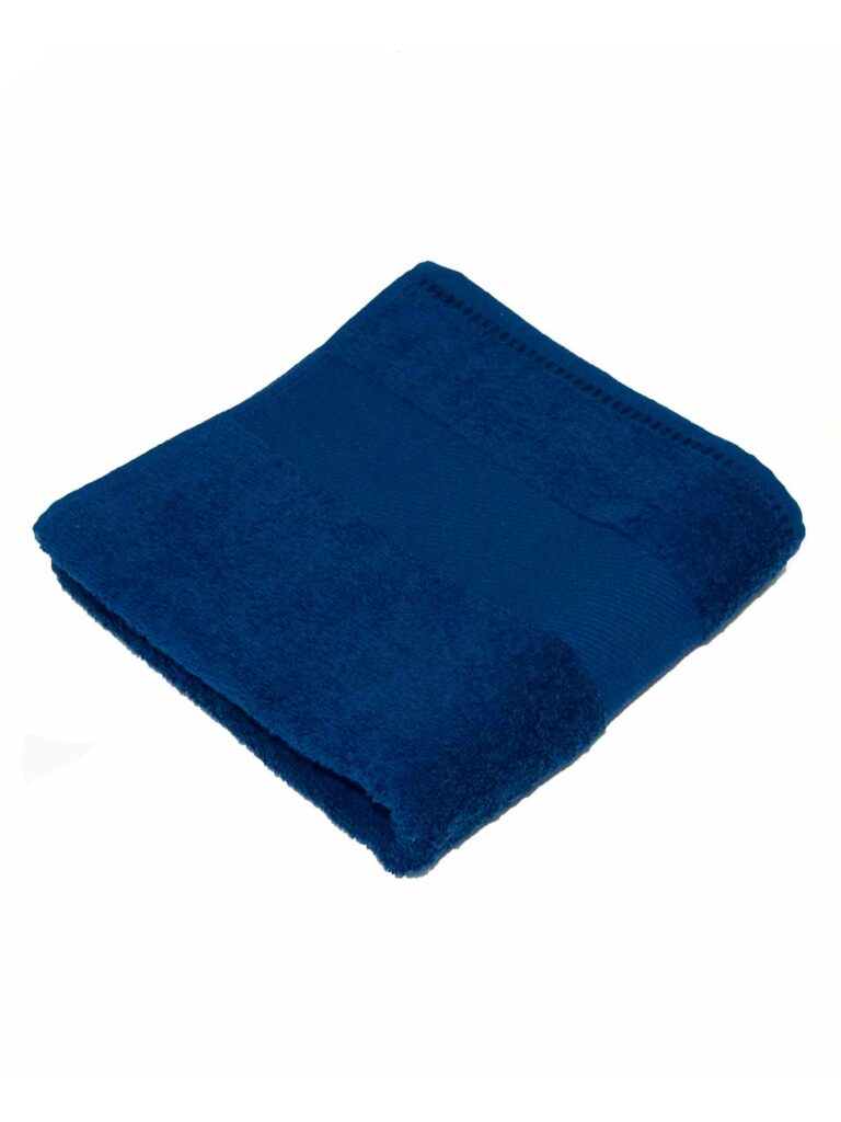 Telo blu spugna di cotone 50x100 cm