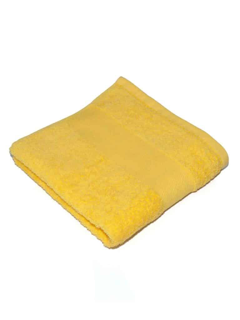 Telo giallo spugna di cotone 50x100 cm