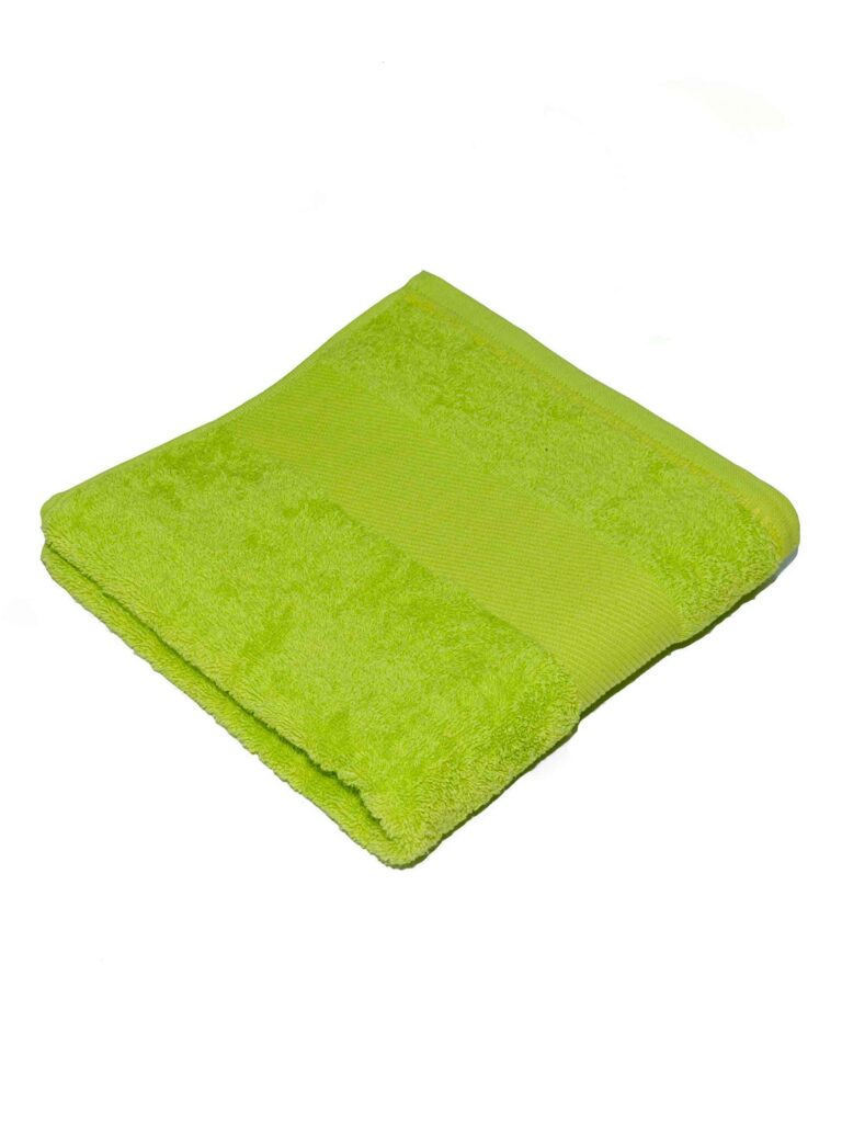 Telo verde lime spugna di cotone 50x100 cm