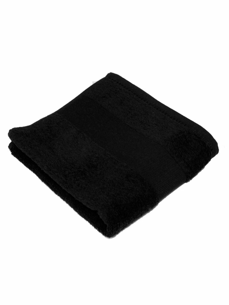 Telo nero spugna di cotone 50x100 cm