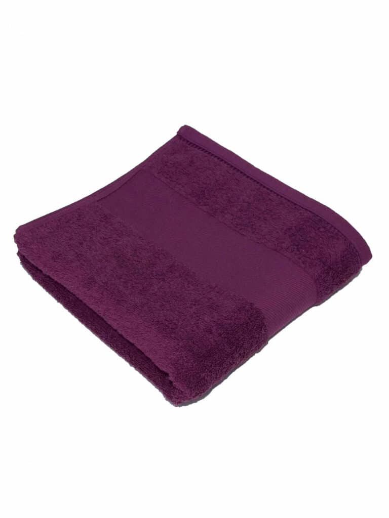 Telo viola spugna di cotone 50x100 cm