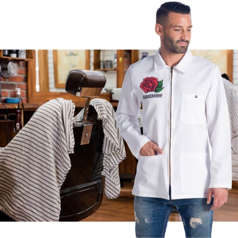 Bourbon casacca Barber Shop manica lunga