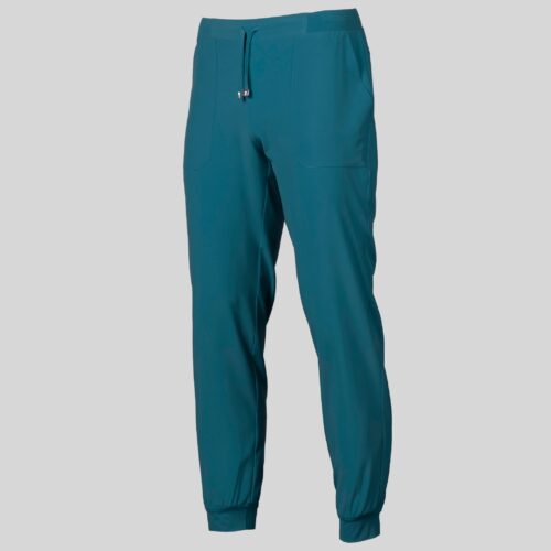 7047-pantaloni-petrolio-fisioterapista-elasticizzati-con elastico-min