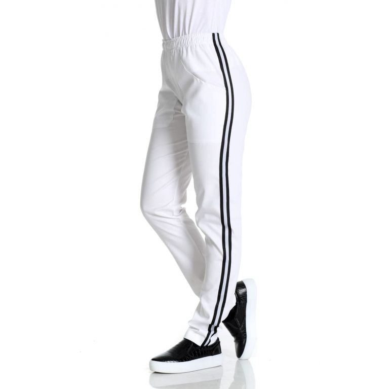 Bangkok bianco pantaloni cotone West Rose