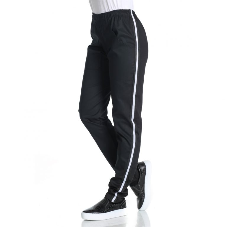 Bangkok Neri Pantaloni Cotone West Rose