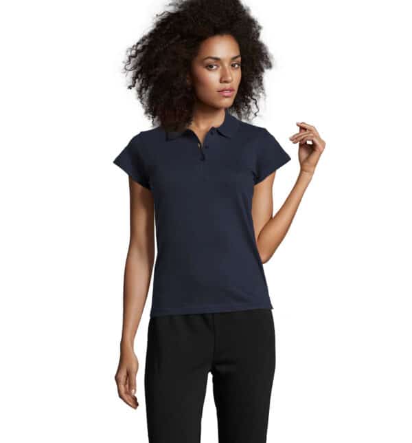 prescott-polo-donna-blu-navy-da-lavoro-jersey-estiva
