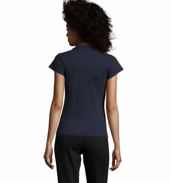 prescott-polo-donna-blu-navy-da-lavoro-jersey-estiva-retro