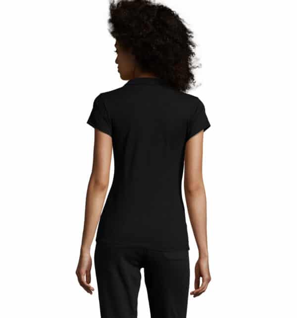prescott-polo-donna-nera-da-lavoro-jersey-estiva-retro