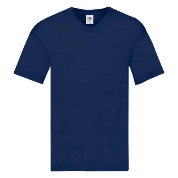 t-shirts-blu-scollo-a-v-fruit-of-loom