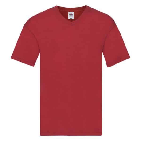 -t-shirts-rosso-scollo-a-v-fruit-of-loom