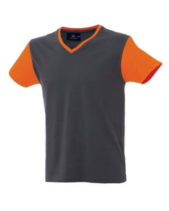 cadice-t-shirt-cotone-grigio-arancione