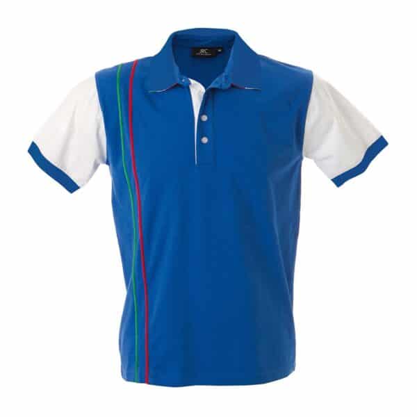 strasburgo-polo-blu-royal-tricolore-jrc-personalizzata-on-line