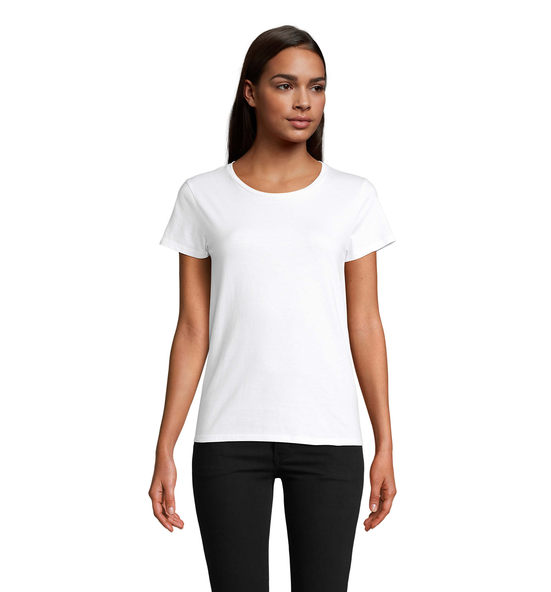 T-SHIRT DONNA ORVEN IN COTONE BIANCA