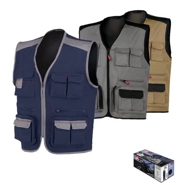 8746-gilet-multitasche-grigio-da-lavoro-issa-stretch