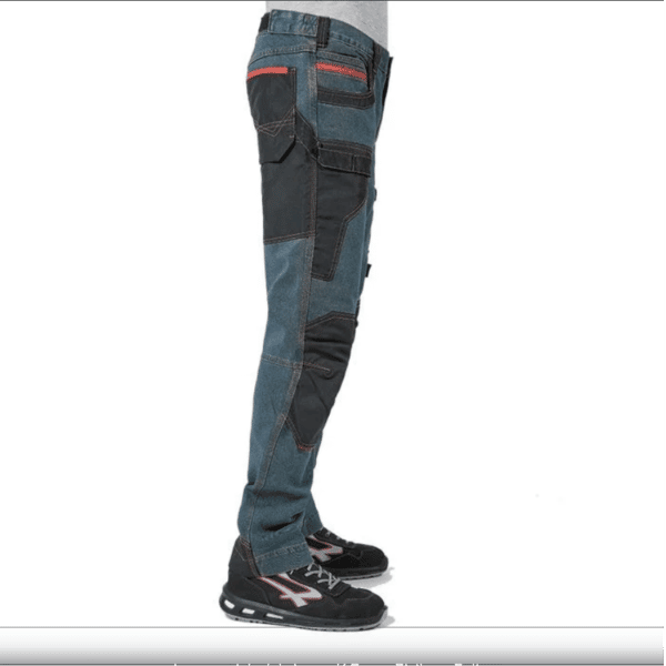 Jeans da lavoro U-Power elasticizzati Platinum Buttom