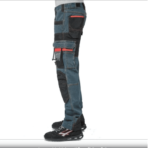 Jeans da lavoro U-Power elasticizzati Platinum Buttom