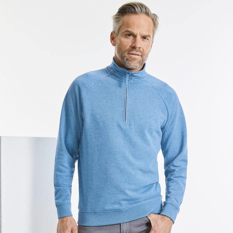 Felpa mezza zip unisex Russel Athletic