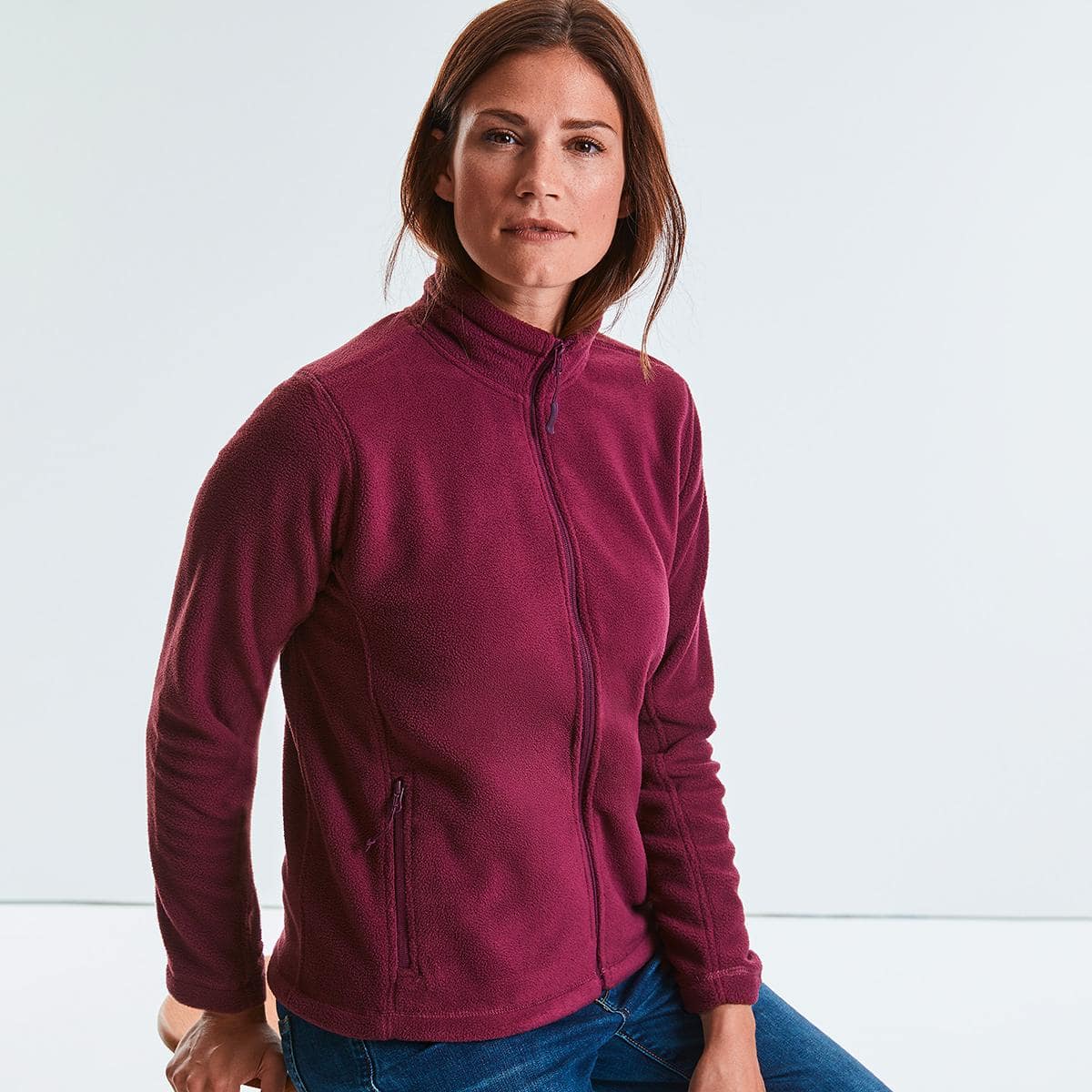 Pile donna zip intera Russel Athletic - Vendita on line