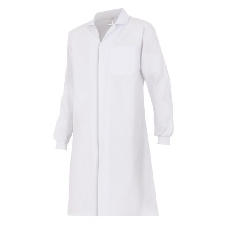 Camice bianco velcro industria alimentare