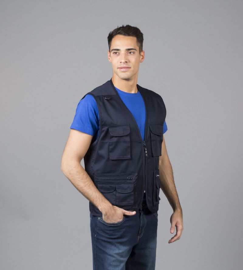 Gilet da lavoro estivo multitasche- West Rose moda professionale Acquista  online!