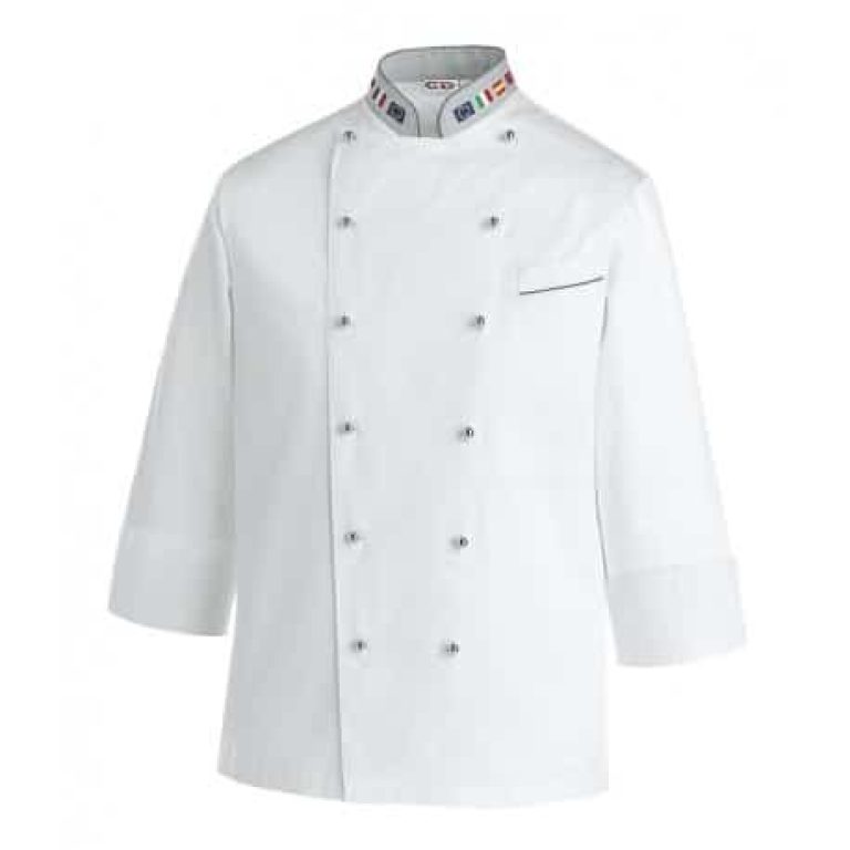 Giacca cuoco cotone Egochef Flags 2022