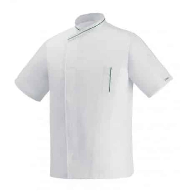 Giacca cuoco microfibra maniche corte Egochef Microtec 2071