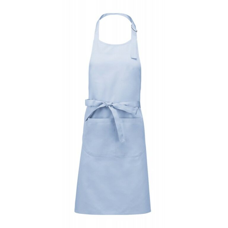Grembiule cotone azzurro cielo