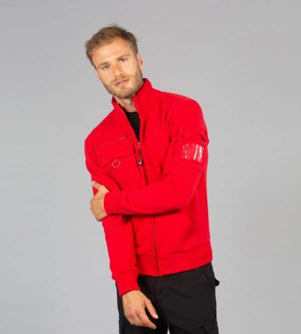 italy-rosso-felpa-zip-multitasche-james-ross-collection