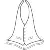 Gilet cameriere Isacco Bolero 035018 - immagine 4