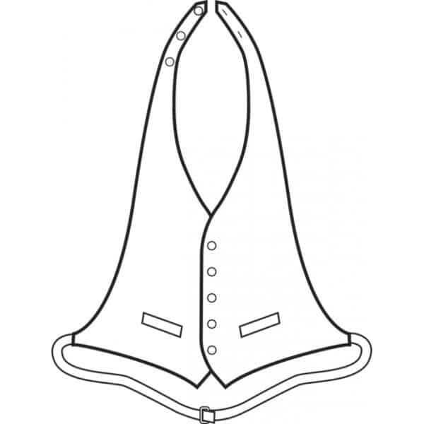 Gilet cameriere Isacco Bolero 035055 - immagine 2