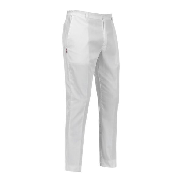 Pantaloni cuoco bianchi aderenti-pantalone-slim-fit-bianco-egochef